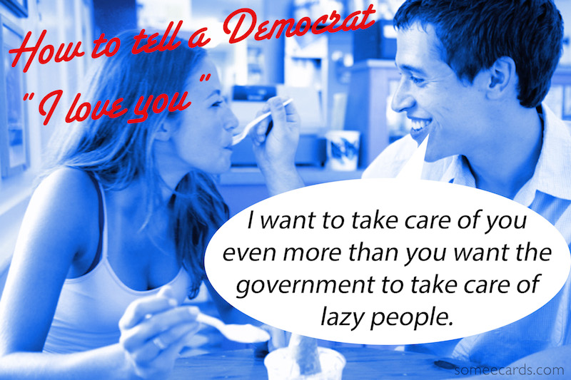 14 ways to tell someone from the opposite political party how you feel on Valentine's Day.
