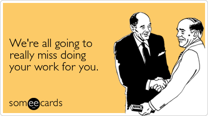 lazy coworkers ecard