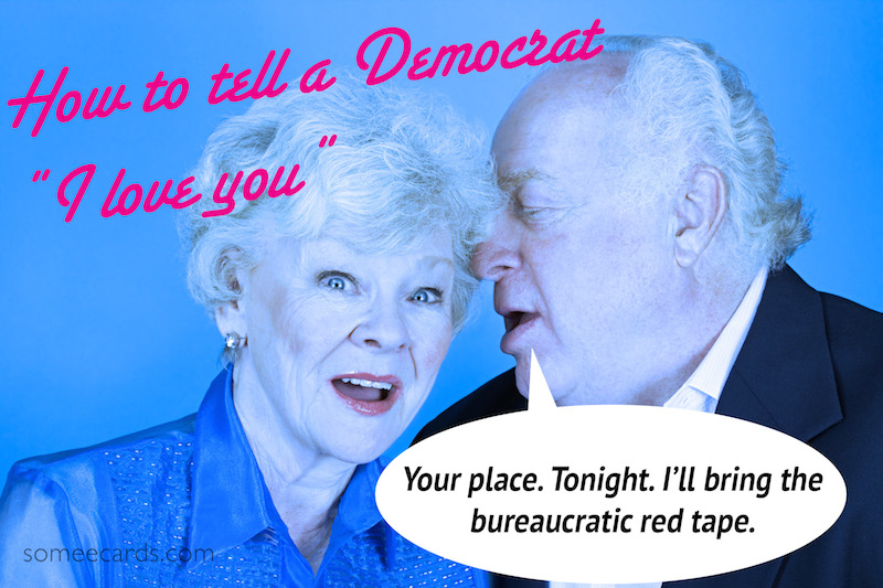 14 ways to tell someone from the opposite political party how you feel on Valentine's Day.