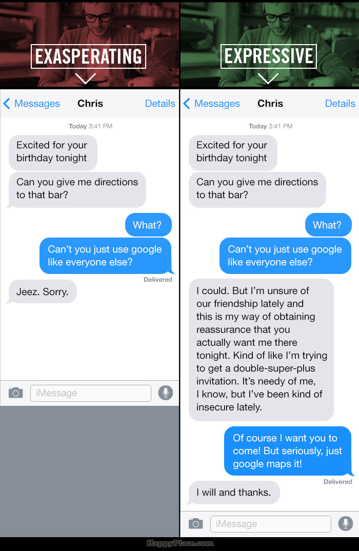 6 brutally honest improvements to annoying text messages we're all sick of getting.