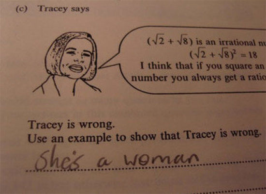 7 new unintentionally inappropriate test answers from young children.