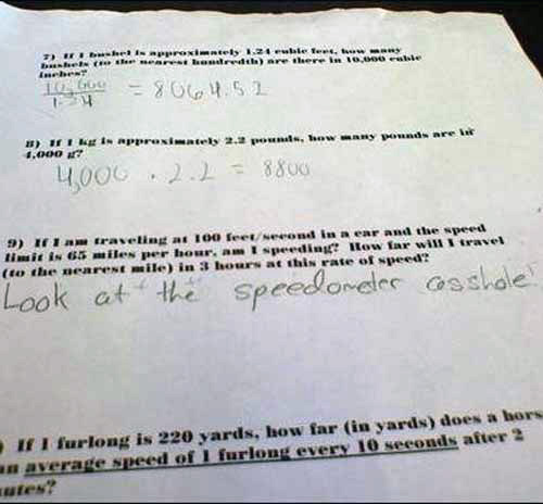 7 new unintentionally inappropriate test answers from young children.