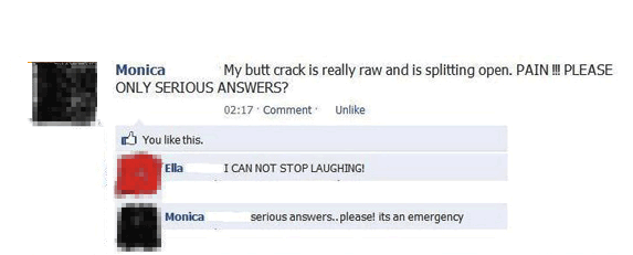 7 more examples of Facebook status updates posted at wildly inappropriate moments.
