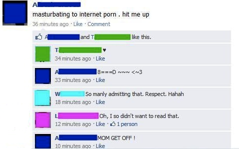 7 more examples of Facebook status updates posted at wildly inappropriate moments.