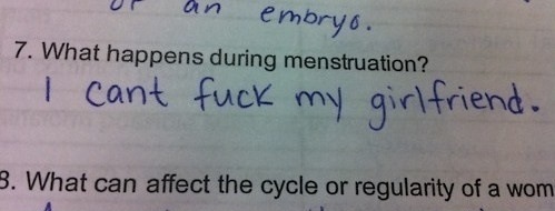 7 new unintentionally inappropriate test answers from young children.