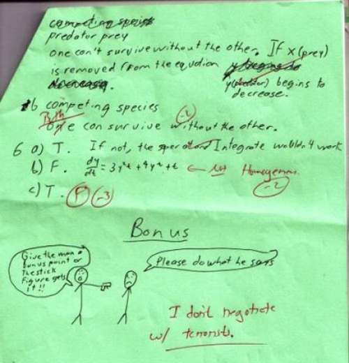 7 new unintentionally inappropriate test answers from young children.