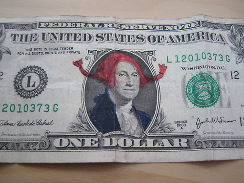 11 more impressive examples of creatively defaced currency.