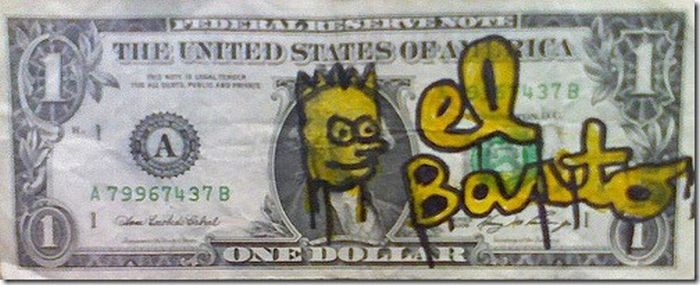 11 more impressive examples of creatively defaced currency.
