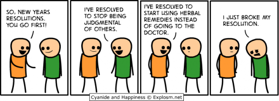 How your New Year's resolution will inevitably be ruined by the existence of other people.