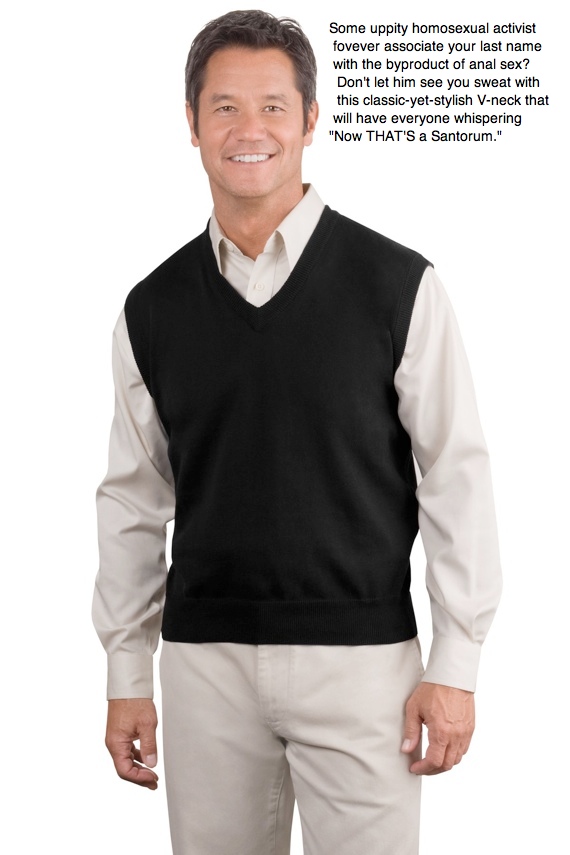 Introducing the Rick Santorum Fashion Catalog.