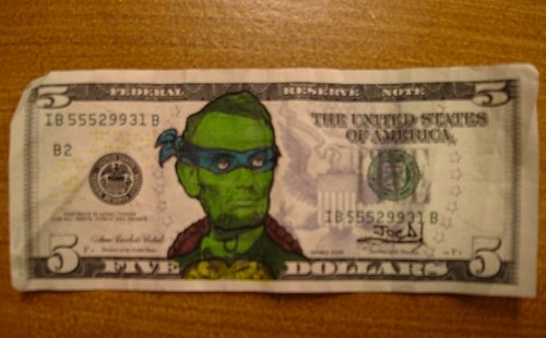 11 more impressive examples of creatively defaced currency.
