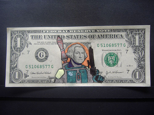 11 more impressive examples of creatively defaced currency.