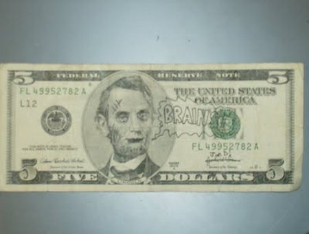 11 more impressive examples of creatively defaced currency.