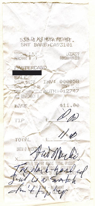 8 of the most inconsiderate or insane tippers in restaurant history.