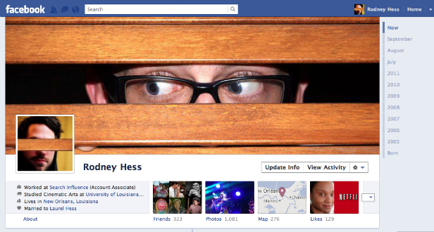 More of the most creatively designed Facebook Timeline profiles.