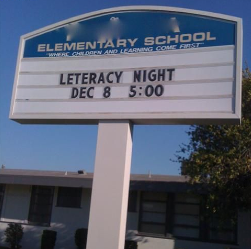 Our 40 favorite spelling errors of all time.