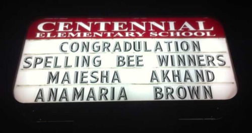 Our 40 favorite spelling errors of all time.
