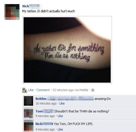 Our 40 favorite spelling errors of all time.
