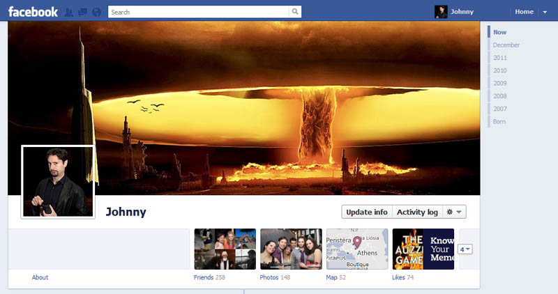 More of the most creatively designed Facebook Timeline profiles.
