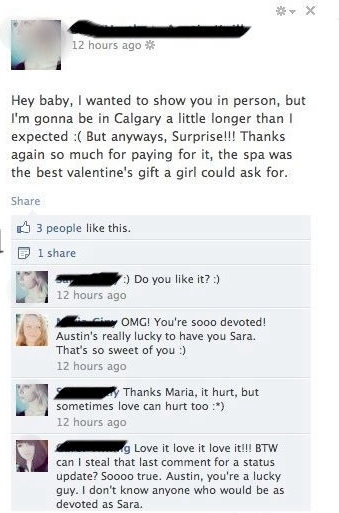 Amazingly awful tattoo leads to amazingly public Facebook breakup.