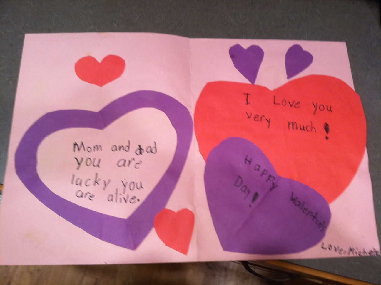 9 unintentionally threatening notes and drawings by children.