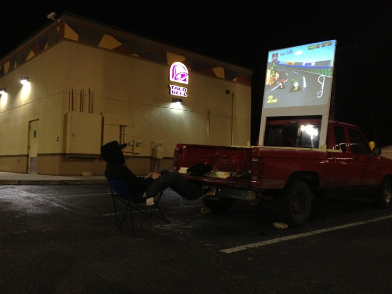 Guy living in Taco Bell parking lot has much better life than you.