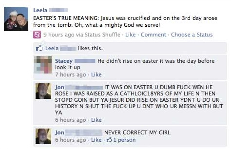 10 examples of Easter gone horribly wrong on Facebook.