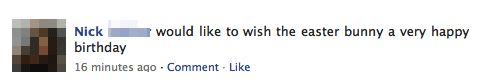10 examples of Easter gone horribly wrong on Facebook.