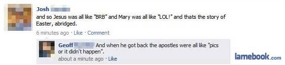 10 examples of Easter gone horribly wrong on Facebook.