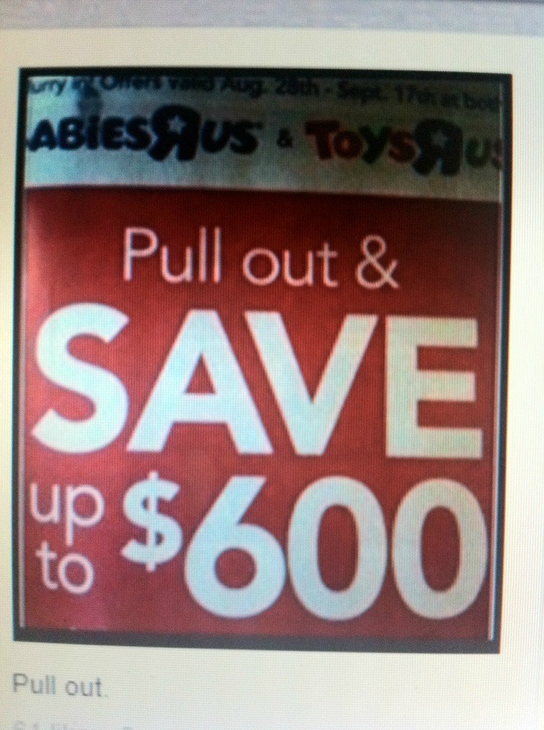 Toy store inadvertently offers excellent family planning advice.