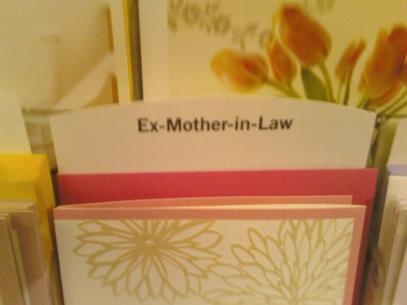 Perhaps the least-necessary Mother's Day card you could buy.