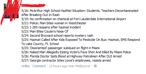 Undeniable proof that the zombie apocalypse is upon us.