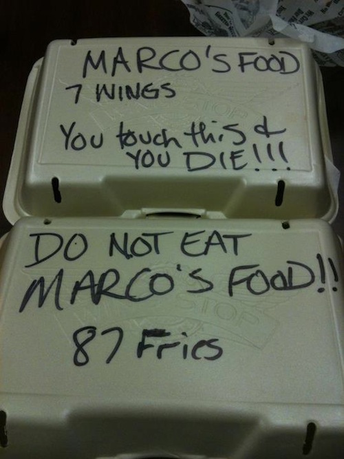 How to tell you live with an extremely selfish psychopath.