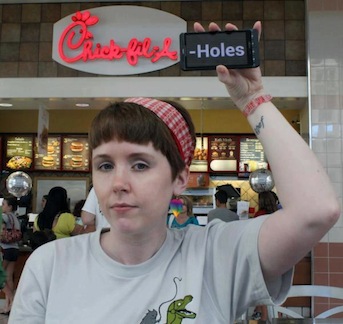 The most brilliantly subtle Chick-fil-A protest you'll see today.
