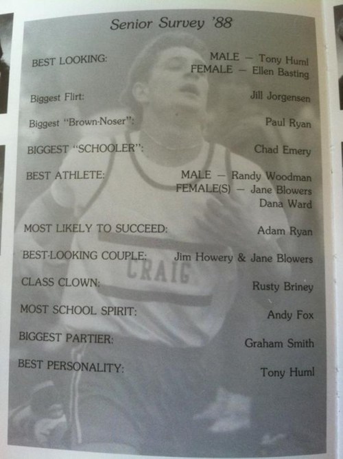Paul Ryan's high school chose him for something even more embarrassing than the Romney ticket.