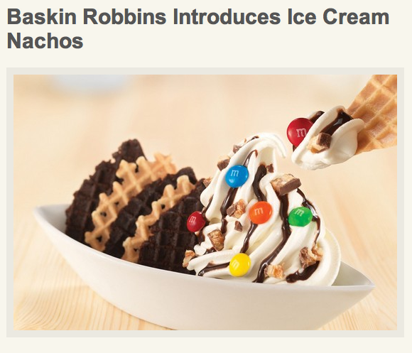 Baskin Robbins attempts to undo Michelle Obama's efforts to promote fitness over the past four years.