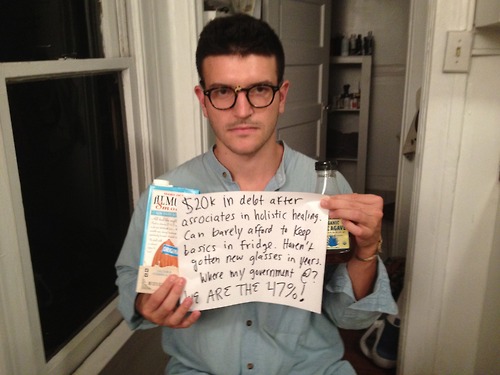 The 47% speaks out against Romney in the most smart-ass way possible.