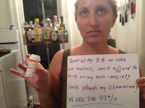 The 47% speaks out against Romney in the most smart-ass way possible.