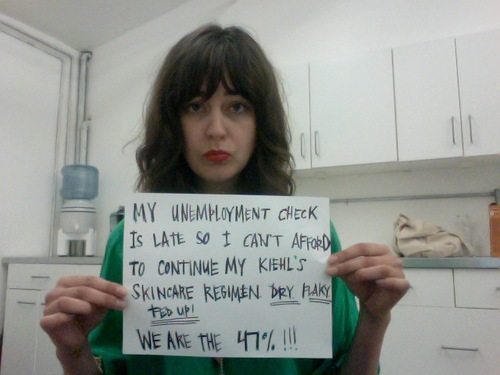 The 47% speaks out against Romney in the most smart-ass way possible.