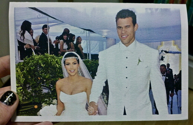 Couple has a very Kardashian celebration of their own anniversary.