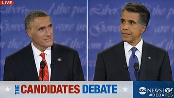 If the presidential candidates traded hair-styles for last night's debate.
