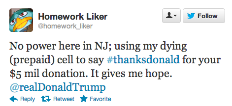 Massive number of Twitter users now shaming Donald Trump into being a decent human being.