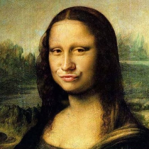 If the most famous painting in history was an obnoxious Facebook photo.