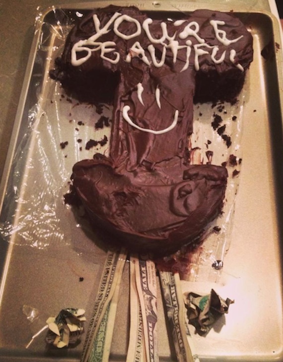 Chocolate Penis Cake Appears To Ejaculate Money Someecards Dessert