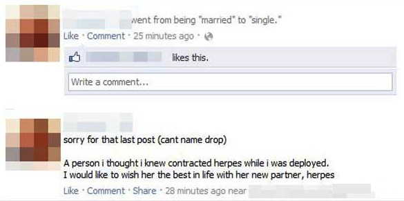 The Best Examples Of People Caught Cheating On Facebook Someecards So That Happened