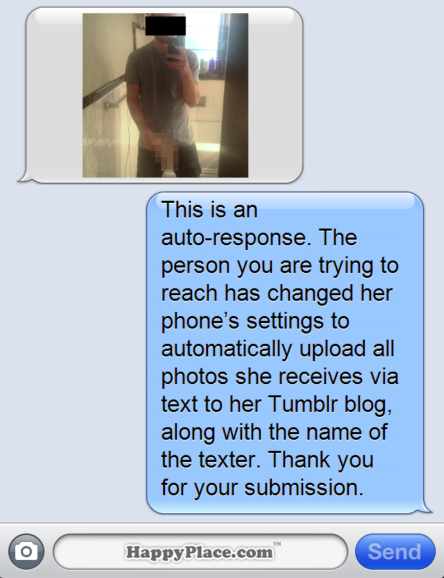 15 brutally honest text message auto-replies that would significantly improve your life.
