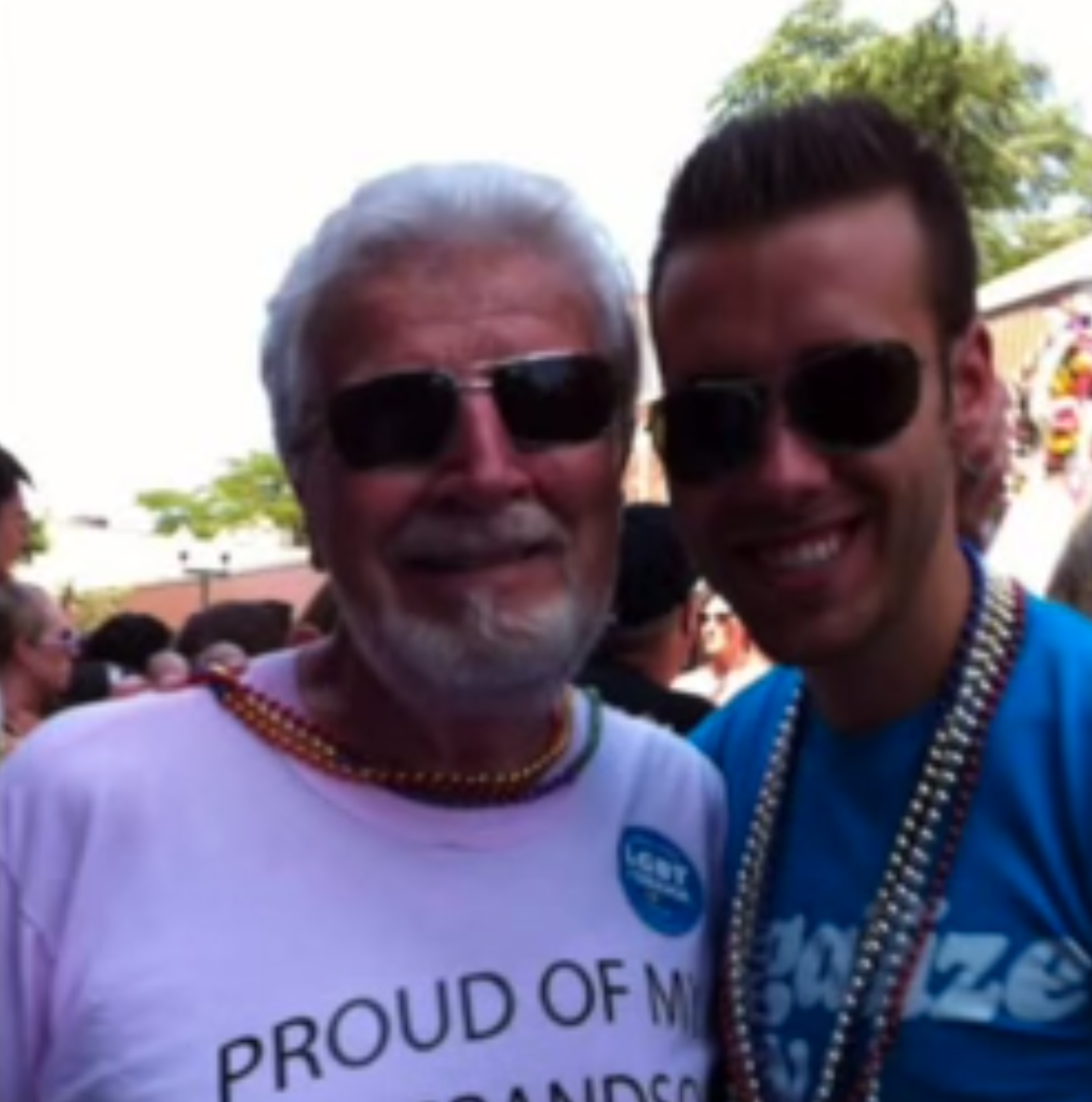 Grandfather Gets Tattoo To Support Gay Grandson Someecards Lgbt