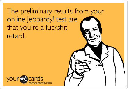 your online Jeopardy! test