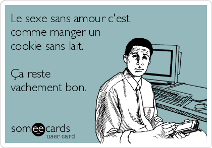 le sexe et l amour