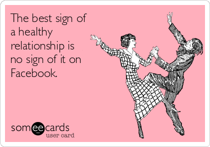 The best sign of a healthy relationship...
